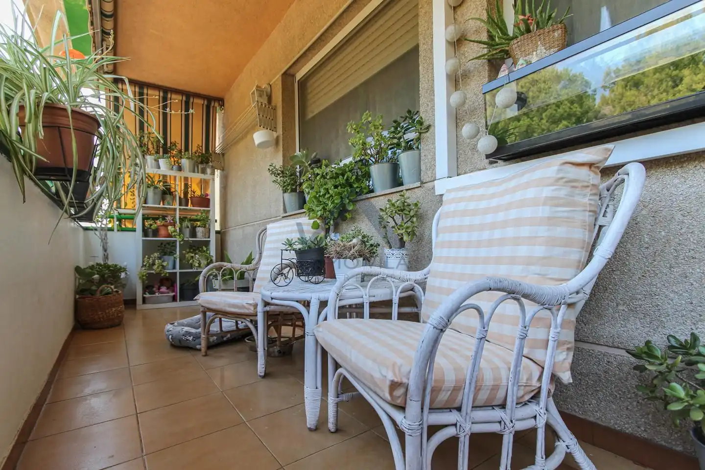 Terrasse von Wohnung zum Verkauf in Montcada i Reixac mit Klimaanlage, Terrasse und Möbliert