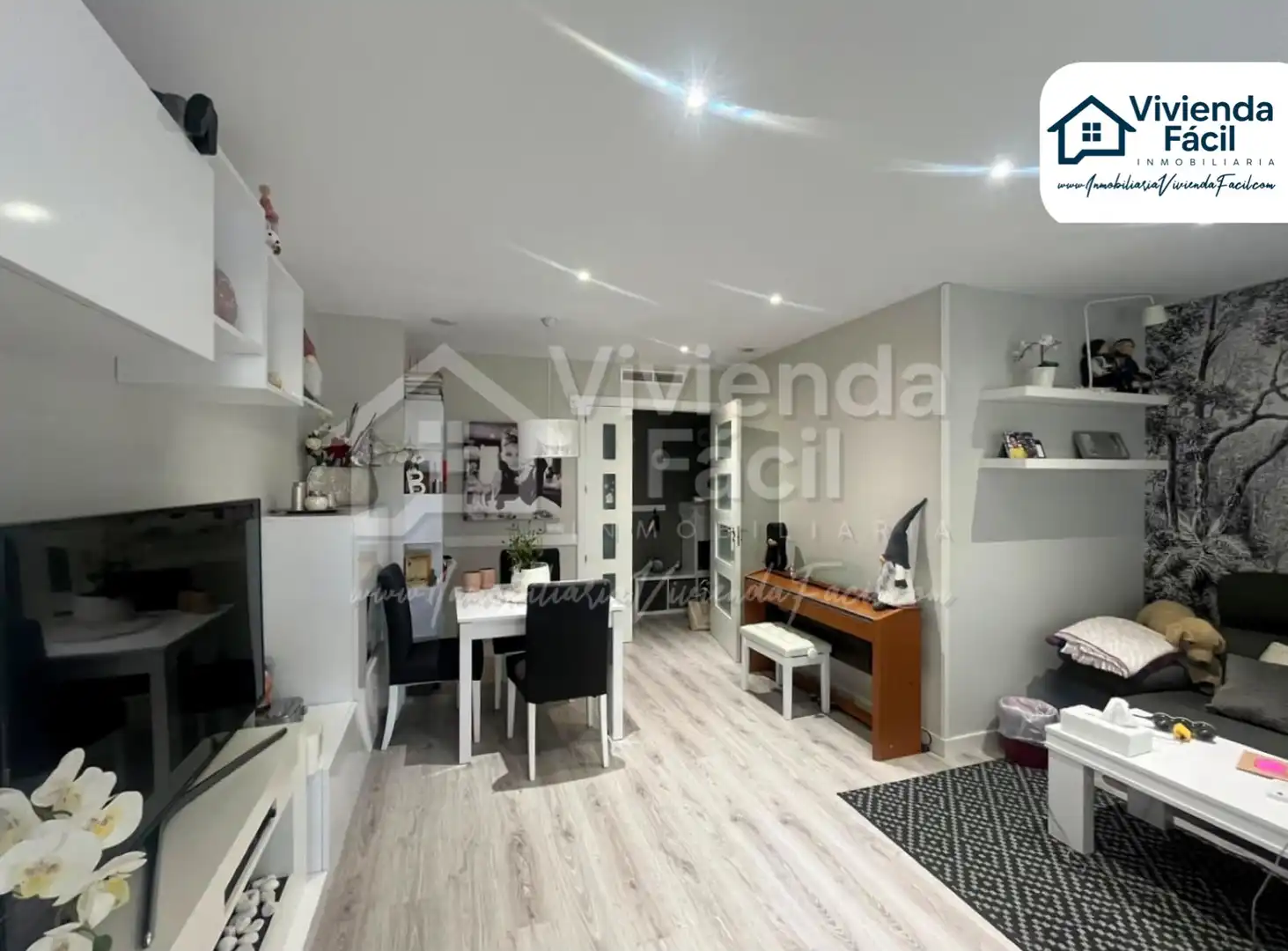 Sala de estar de Piso en venta en Rivas-Vaciamadrid con Aire acondicionado, Calefacción y Jardín privado