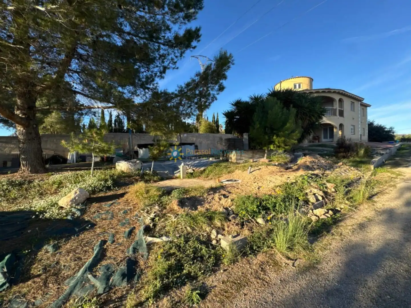 Vista exterior de Casa o chalet en venta en Benigànim con Aire acondicionado, Jardín privado y Terraza