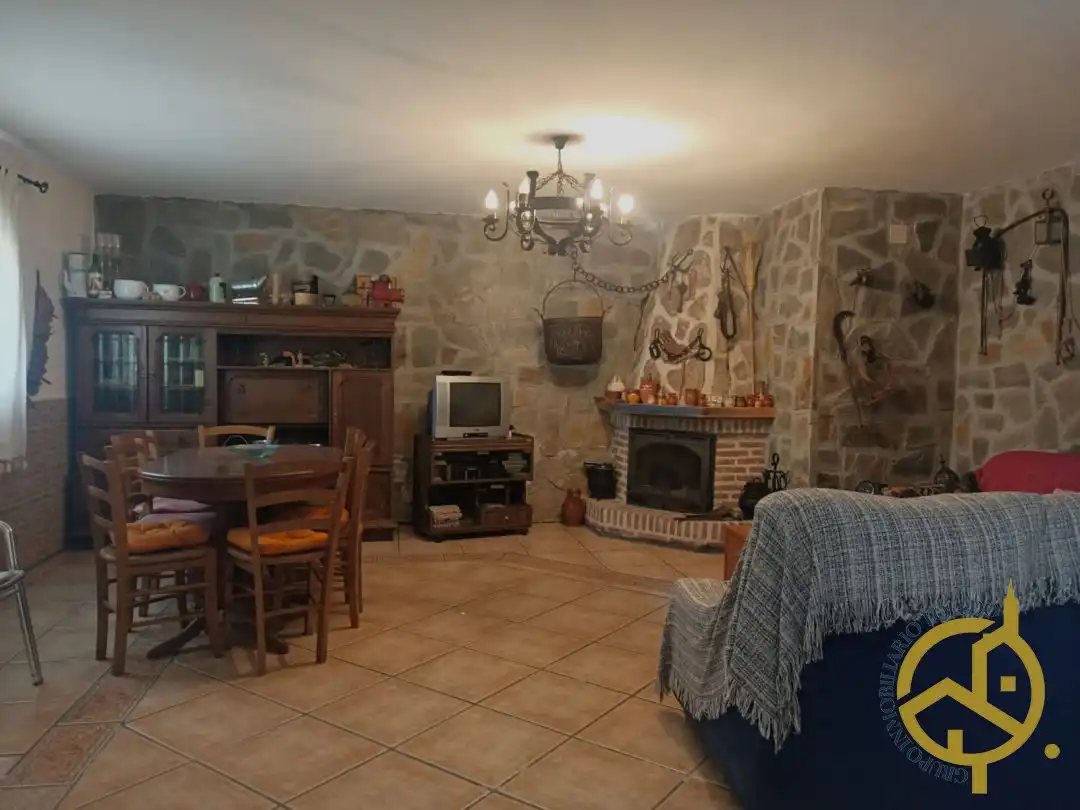 Sala d'estar de Casa o xalet en venda en El Viso de San Juan amb Aire condicionat, Calefacció i Jardí privat