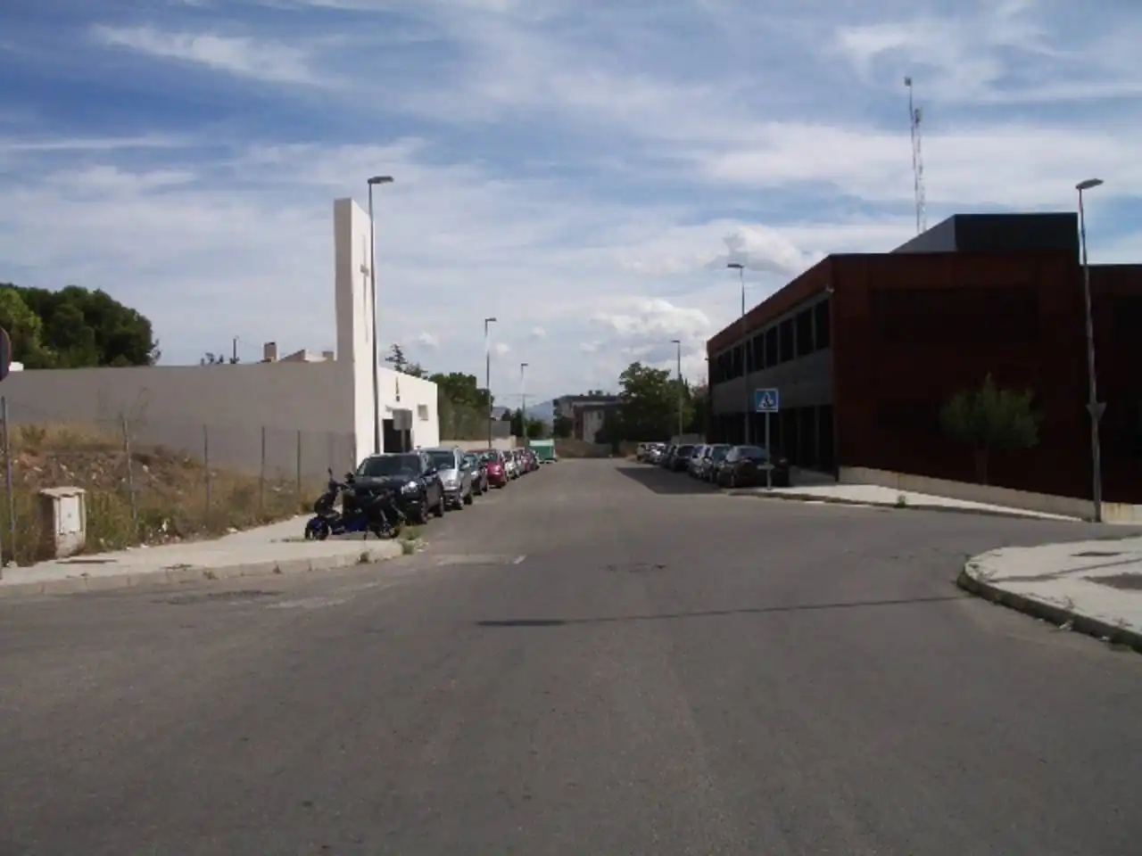 Vista exterior de Terreny industrial en venda en Alcoy / Alcoi