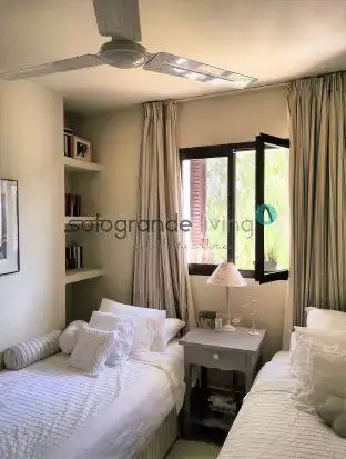 Habitación de Casa adosada de alquiler en Sotogrande con Aire acondicionado, Jardín privado y Terraza