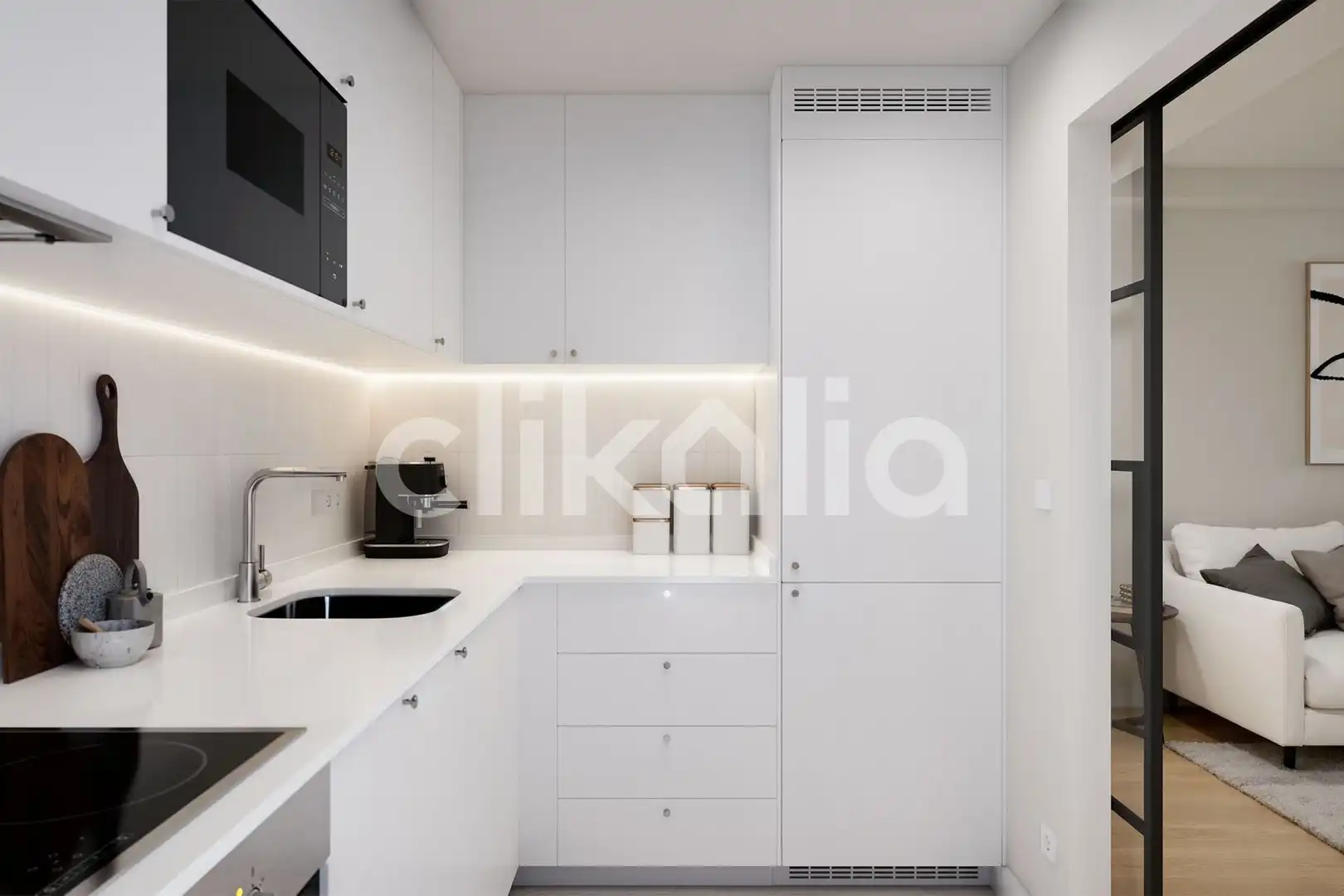 Kitchen of Flat for sale in Madrid  with Air Conditioner and Heating