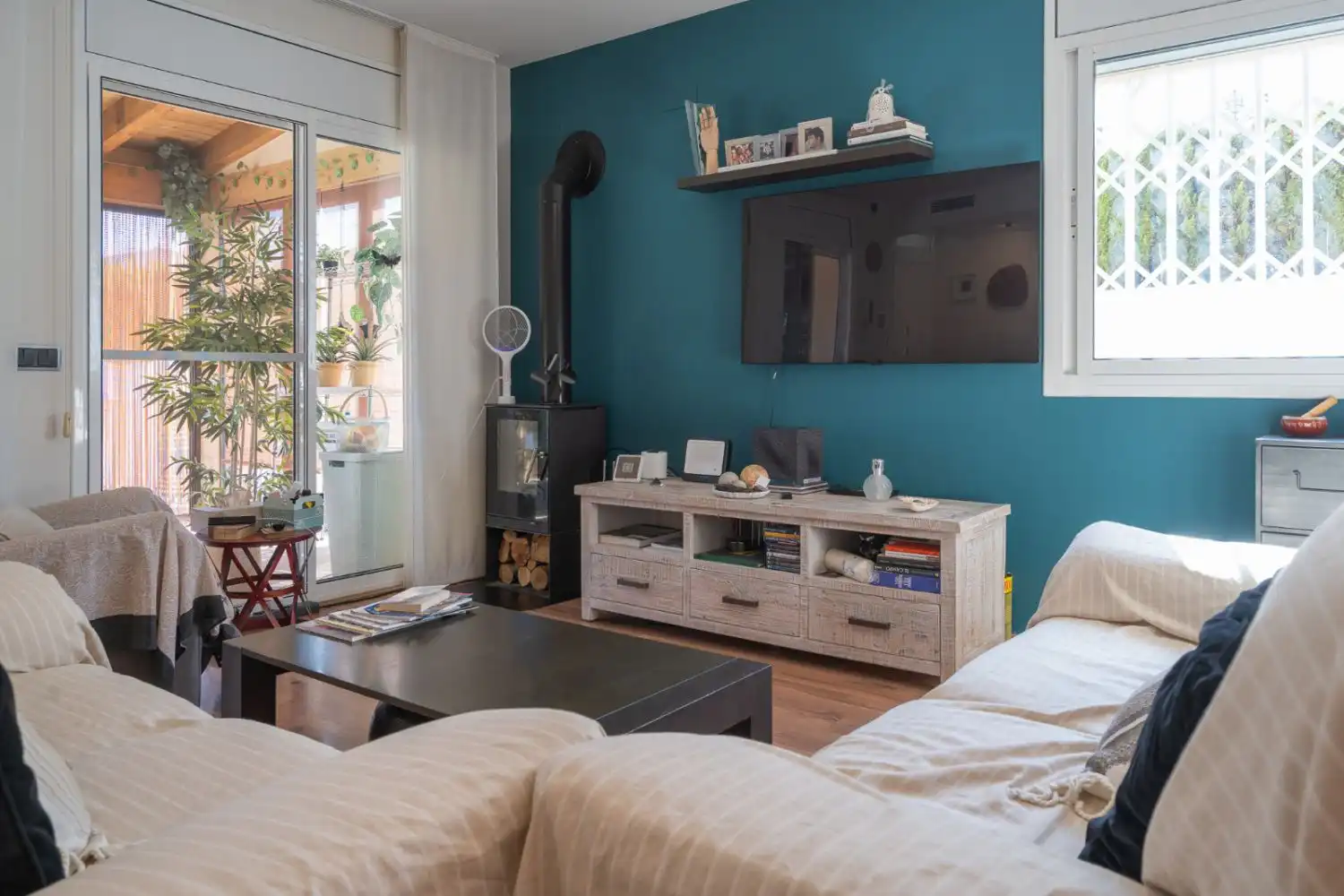 Living room of Houses for sale in Alcanar  with Air Conditioner, Heating and Terrace