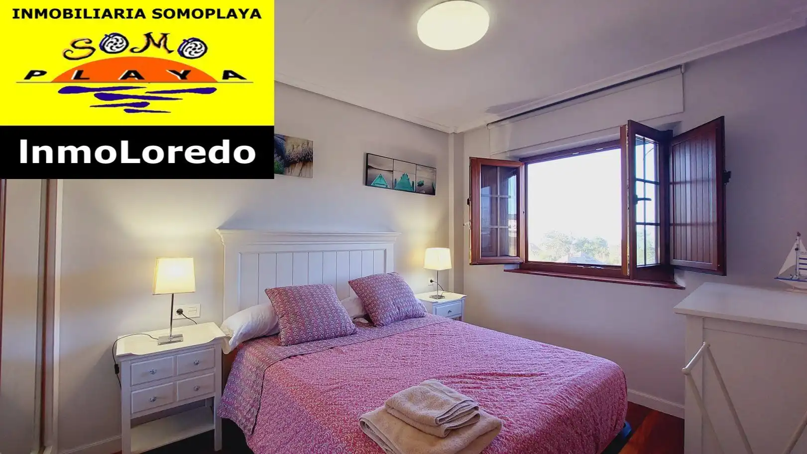 Schlafzimmer von Haus oder Chalet zum Verkauf in Ribamontán al Mar mit Heizung, Terrasse und Gemeinschaftspool