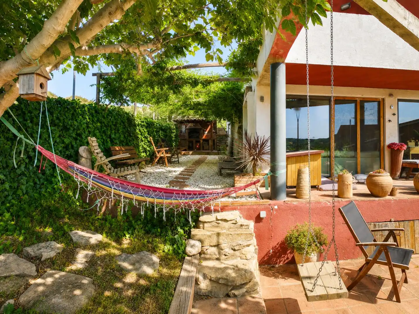 Terrassa de Casa o xalet en venda en Sarral amb Aire condicionat, Calefacció i Jardí privat
