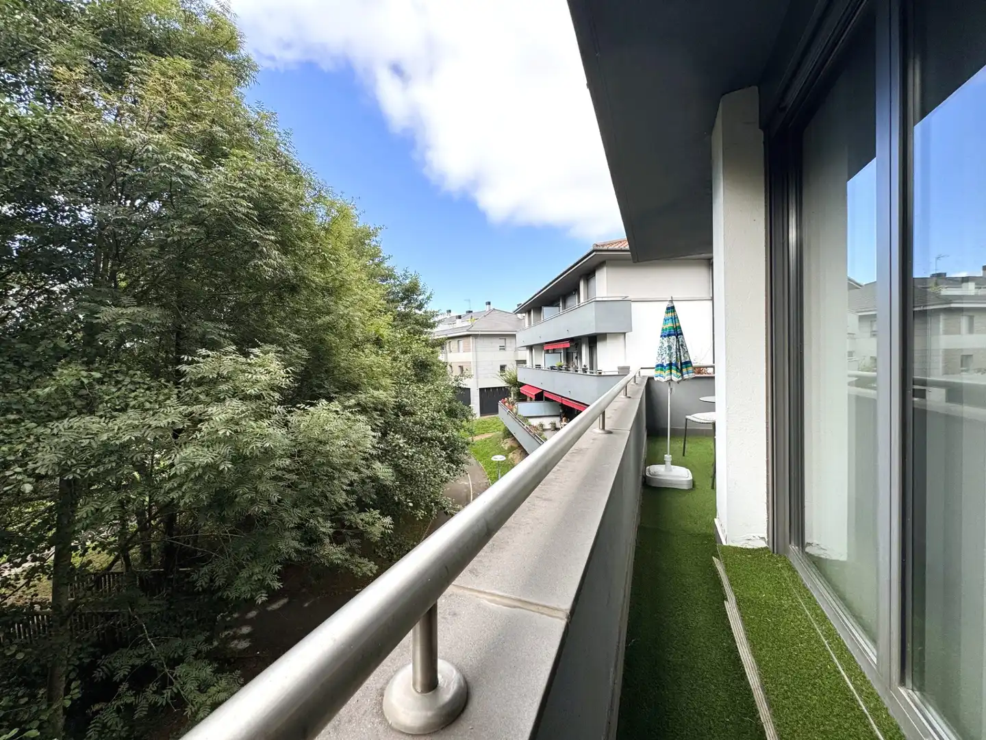 Balcony of Flat for sale in Maruri-Jatabe  with Heating, Parquet flooring and Terrace