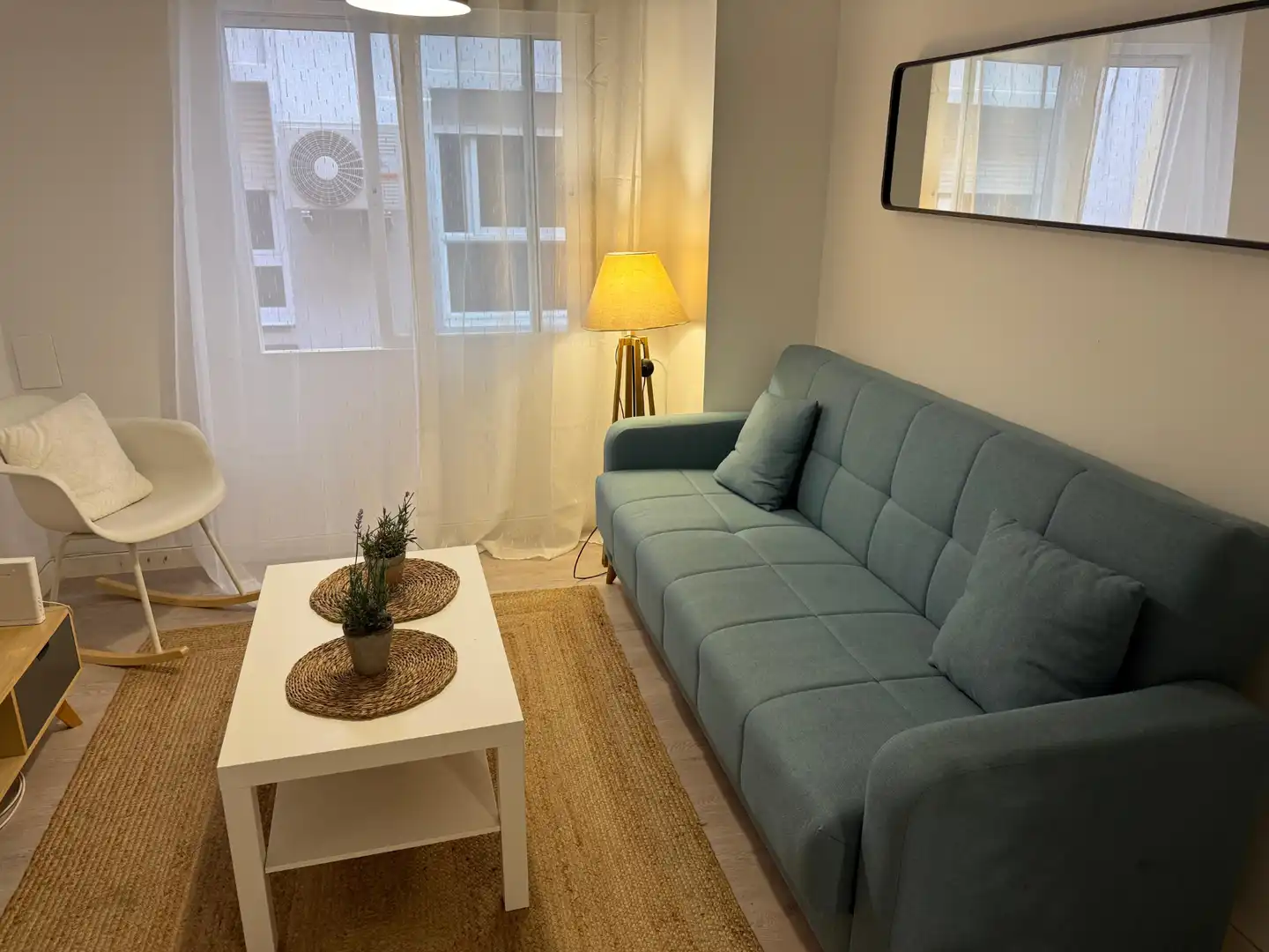 Wohnzimmer von Wohnung zur Miete in Granada mit Klimaanlage, Heizung und Terrasse