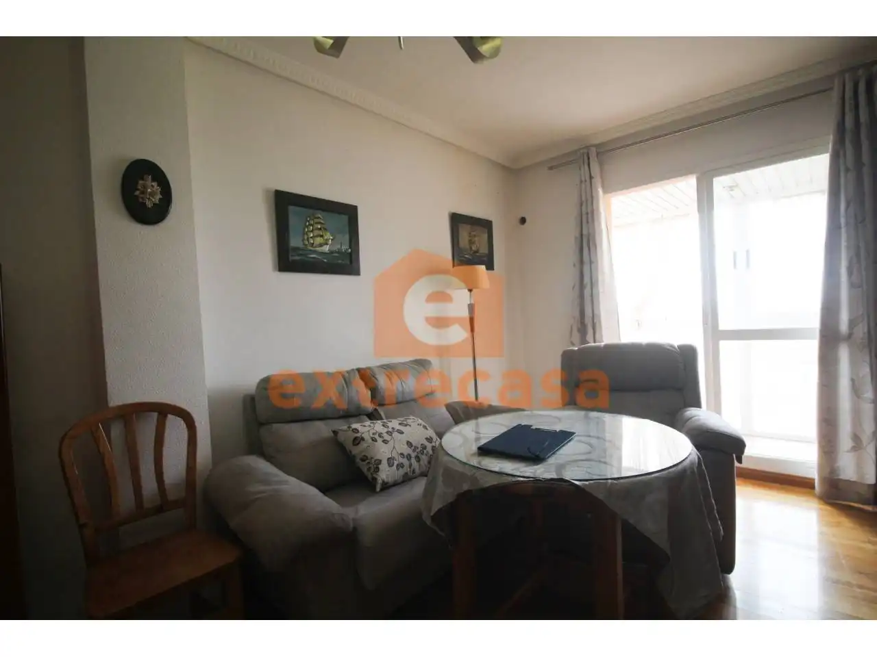 Sala d'estar de Apartament en venda en Badajoz amb Aire condicionat i Terrassa