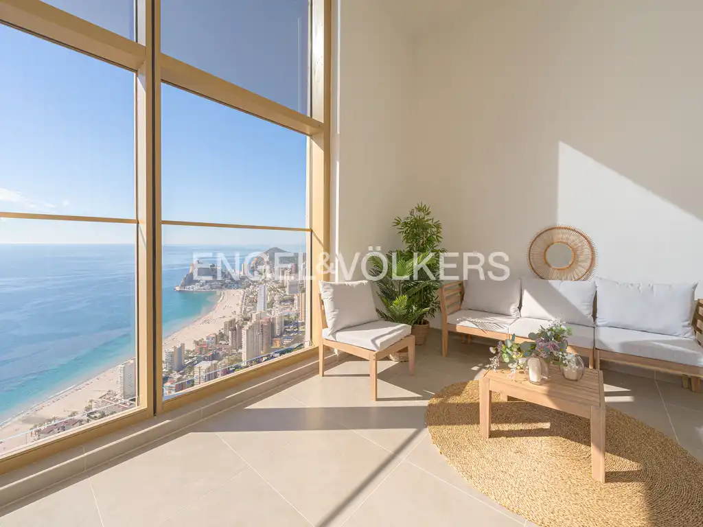 Balcony of Flat for sale in Benidorm  with Air Conditioner, Terrace and Jacuzzi