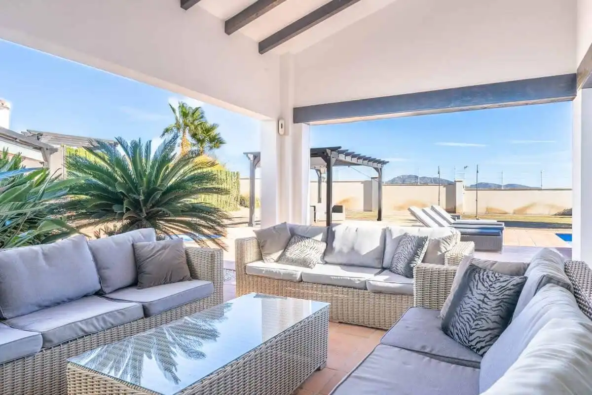 Terrassa de Casa o xalet en venda en Murcia