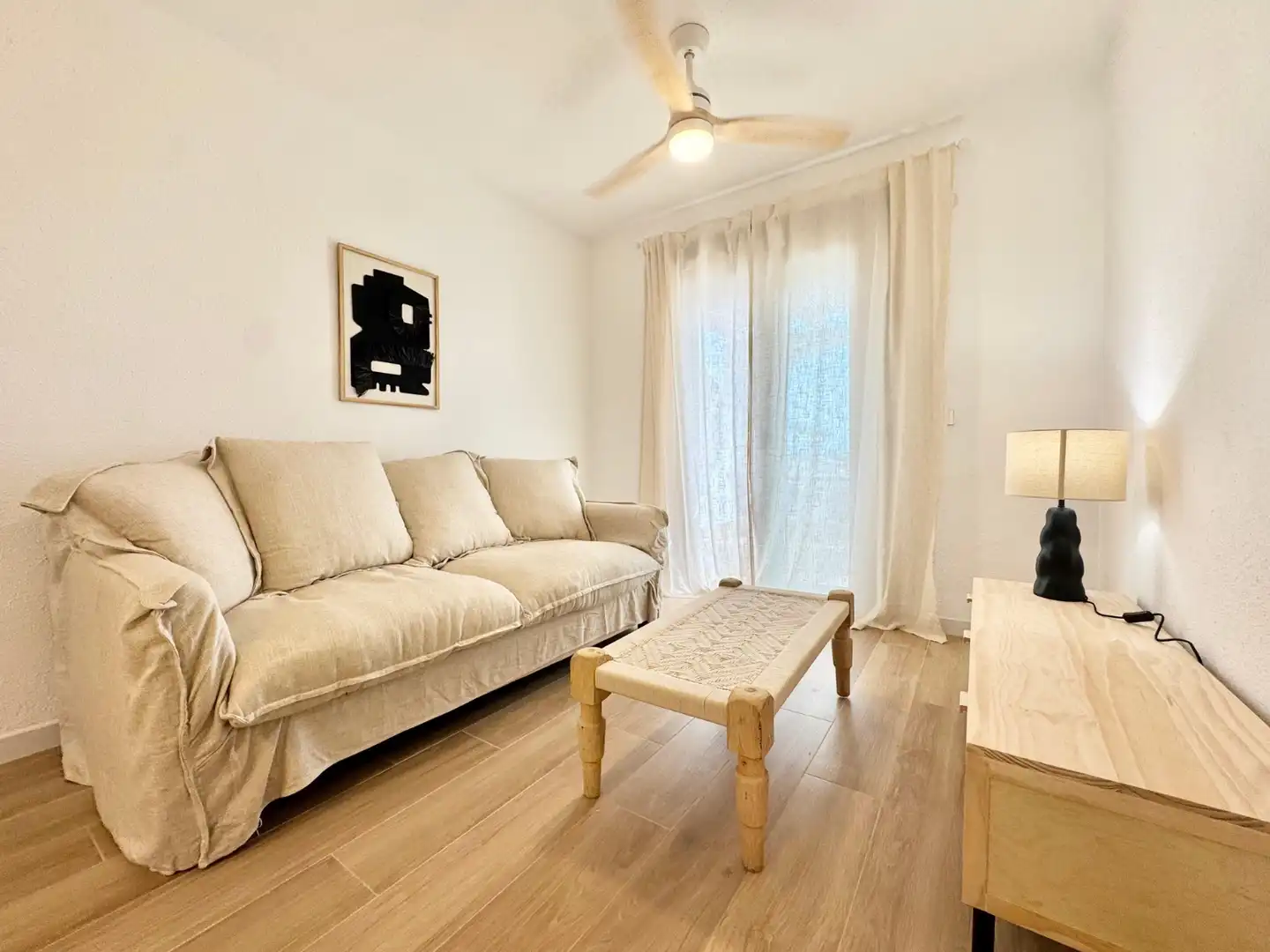 Wohnzimmer von Wohnungen zur Miete in San Javier mit Klimaanlage, Terrasse und Schwimmbad