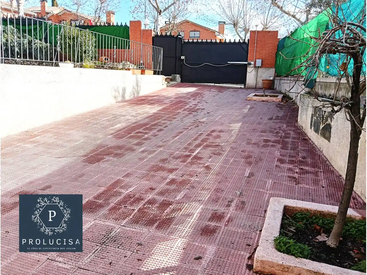 Garden of Houses for sale in Moraleja de Enmedio  with Air Conditioner, Heating and Terrace