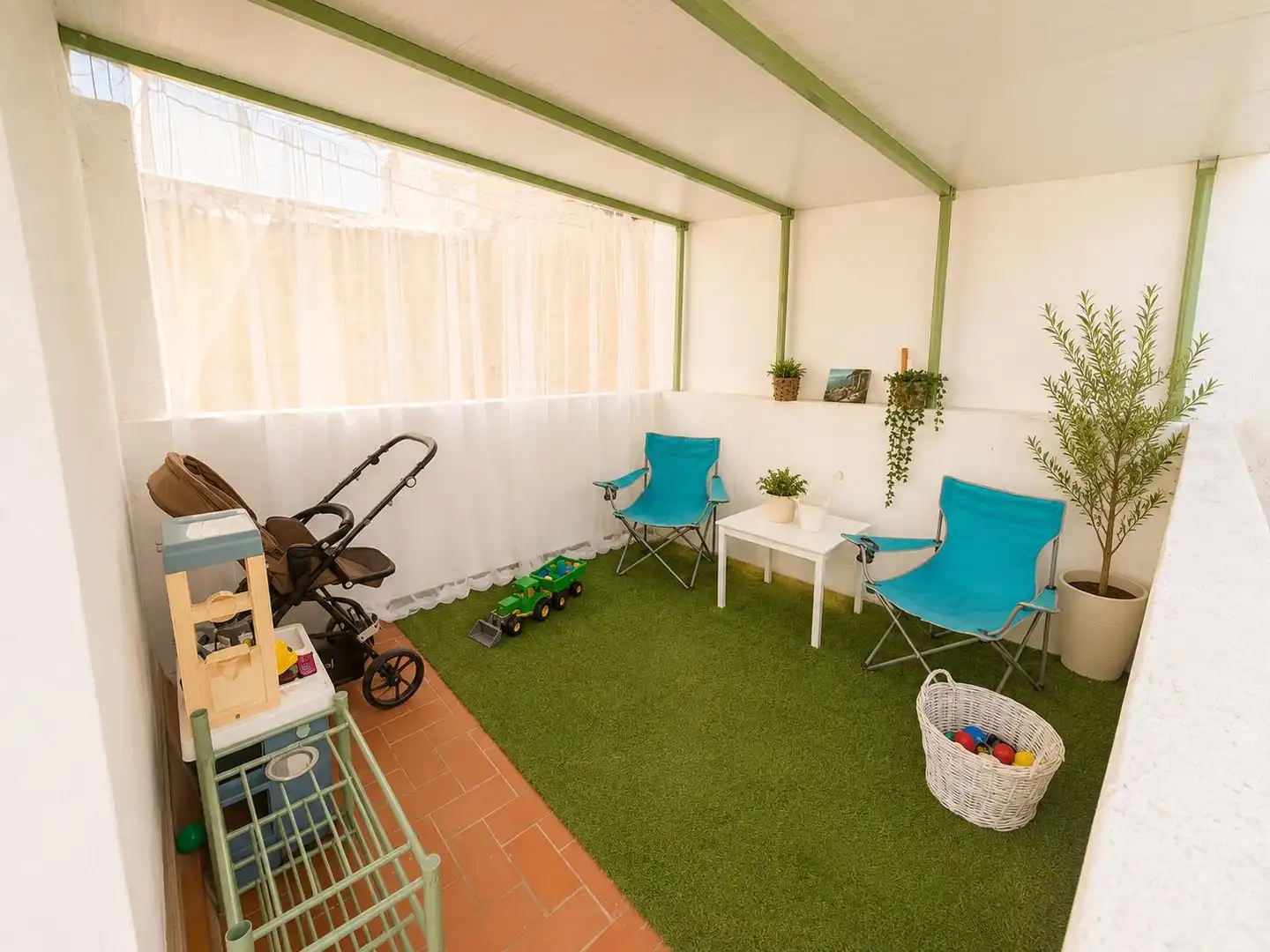Terraza de Apartamento en venta en Elche / Elx con Aire acondicionado, Terraza y Trastero