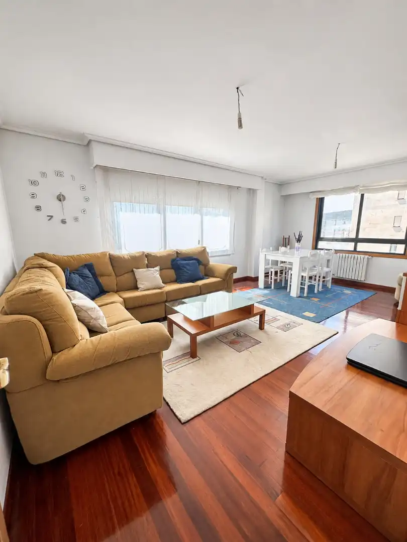 Sala de estar de Piso de alquiler en Ourense Capital  con Calefacción, Parquet y Trastero