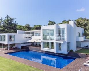 Exterior view of House or chalet to rent in Sant Andreu de Llavaneres  with Air Conditioner, Heating and Private garden