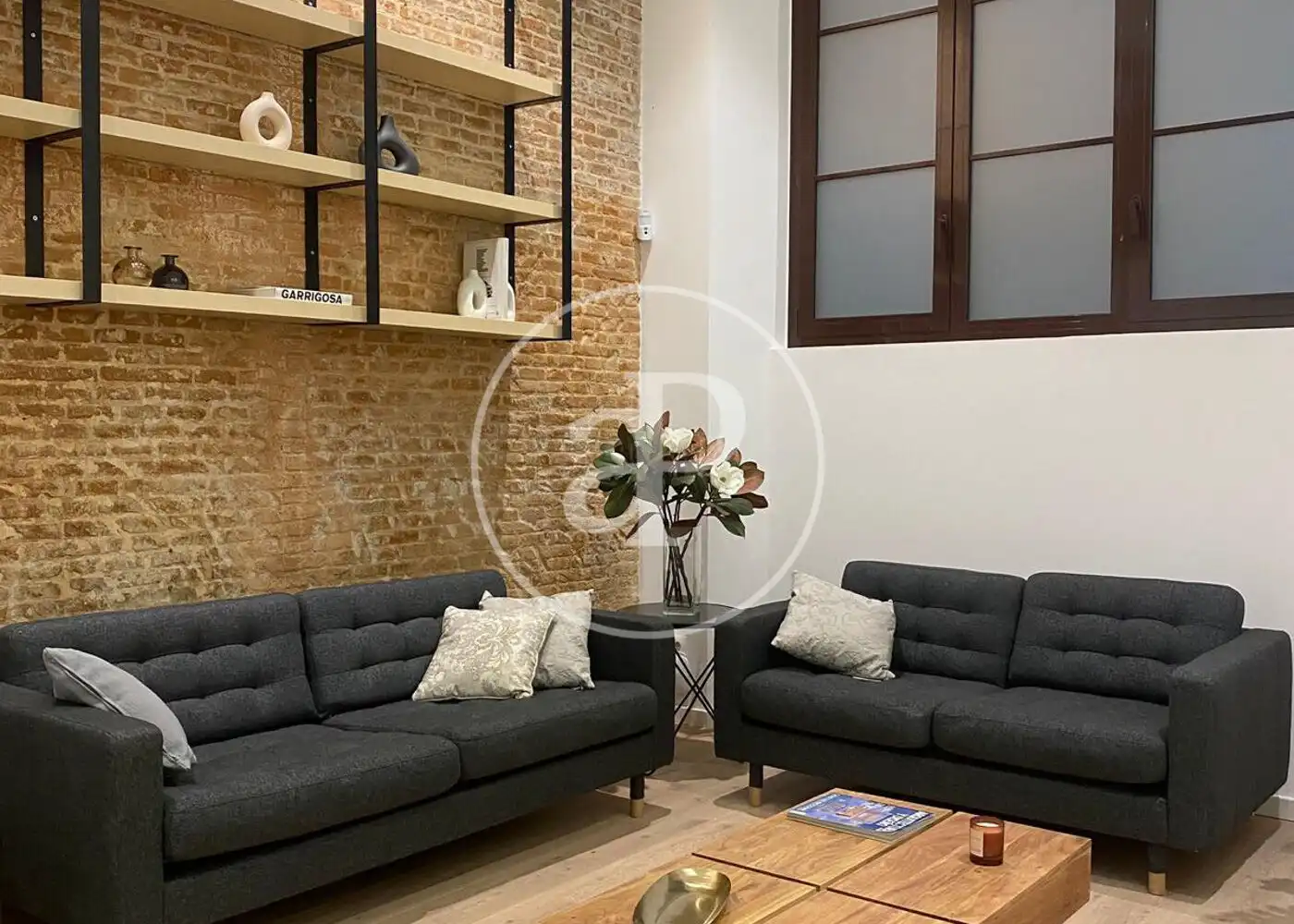 Sala de estar de Piso en venta en Barcelona con Aire acondicionado, Calefacción y Amueblado