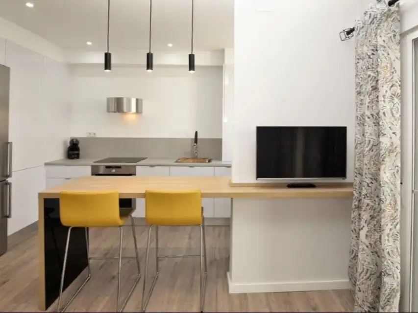 Kitchen of Flat for rent in Estepona  with Air Conditioner, Heating and Parquet flooring