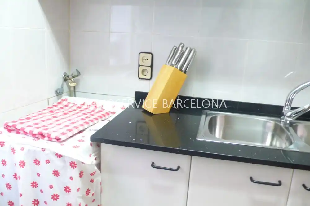 Cocina de Casa adosada en venta en Barcelona con Aire acondicionado, Calefacción y Terraza