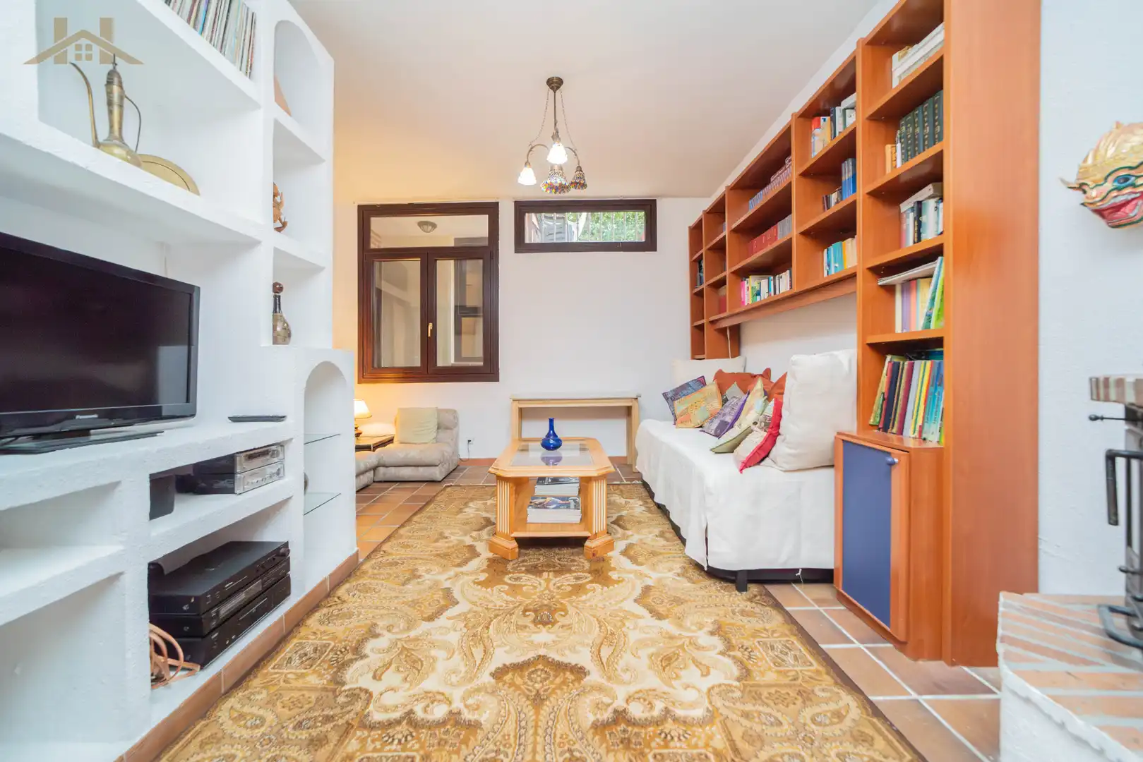 Sala de estar de Casa o chalet en venta en Boadilla del Monte con Aire acondicionado, Calefacción y Jardín privado