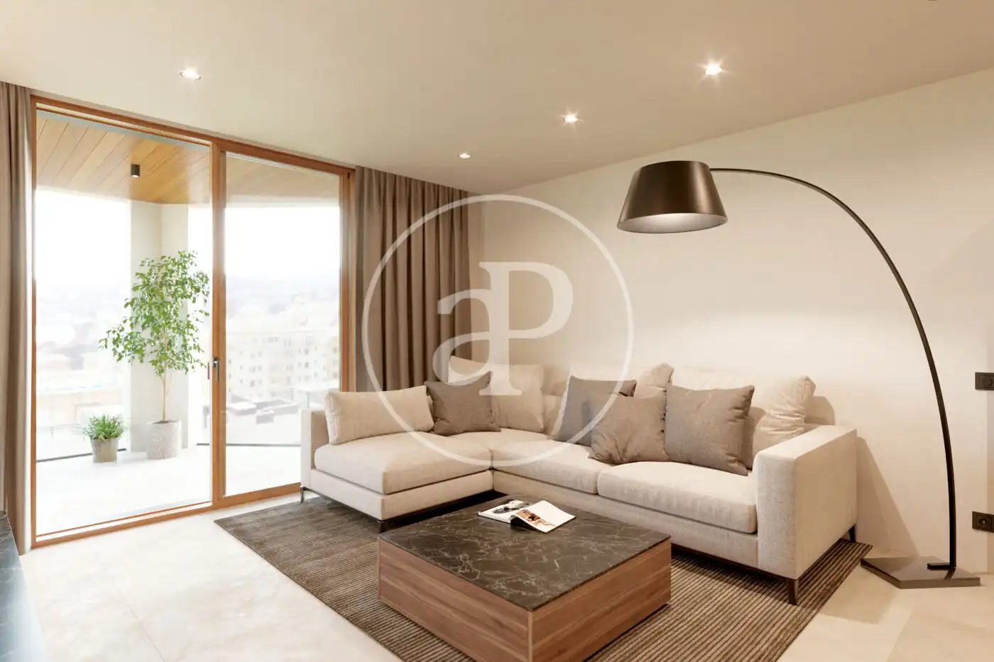 Living room of Flat for sale in  Palma de Mallorca  with Air Conditioner, Heating and Private garden