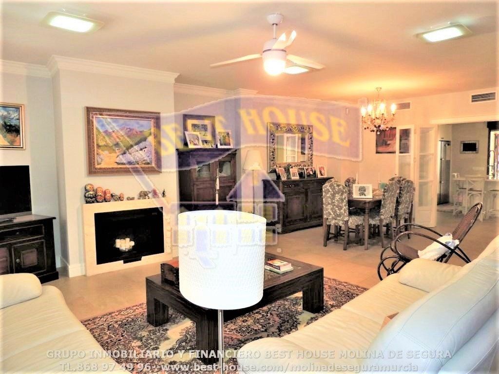 Sala d'estar de Casa adosada en venda en Molina de Segura amb Aire condicionat, Calefacció i Terrassa