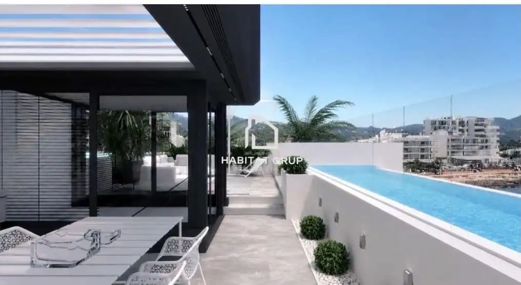 Terraza de Piso en venta en Sant Antoni de Portmany con Calefacción, Jardín privado y Terraza