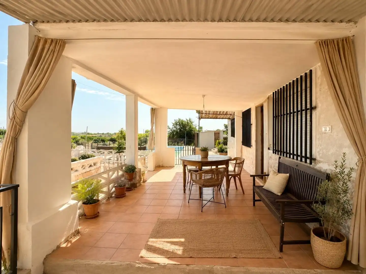 Terrassa de Casa o xalet en venda en Carlet amb Jardí privat, Terrassa i Traster