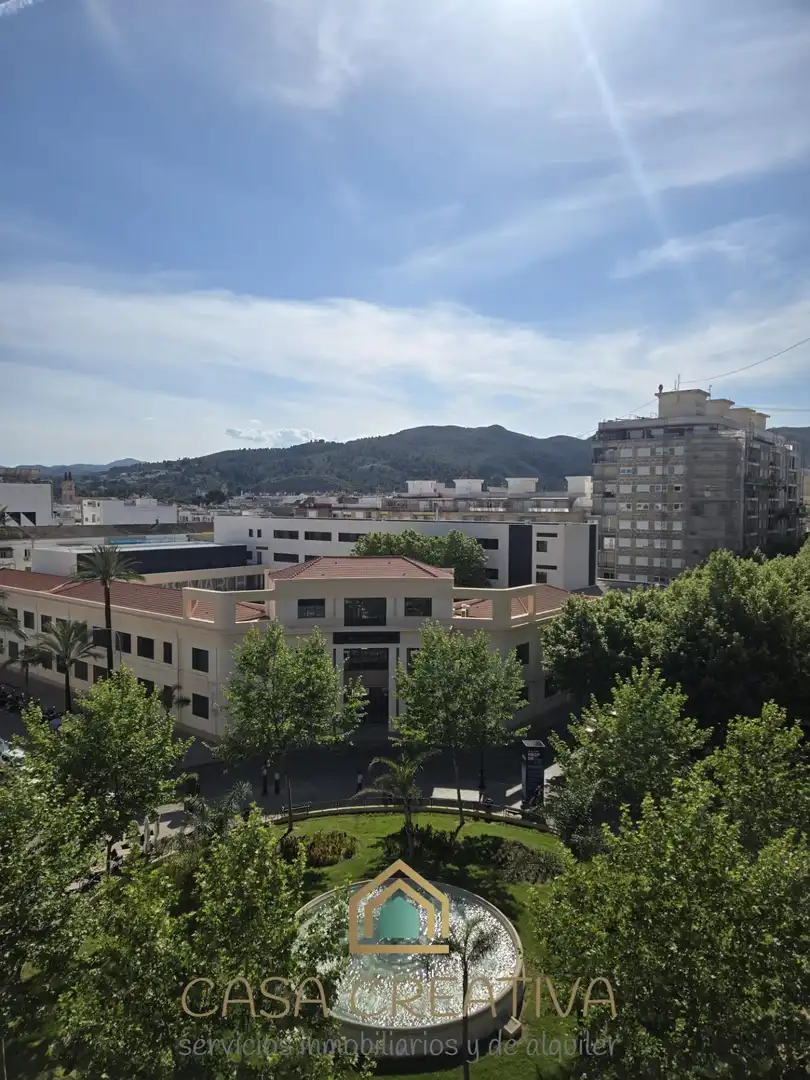 Vista exterior de Pis de lloguer en Gandia amb Aire condicionat, Calefacció i Terrassa