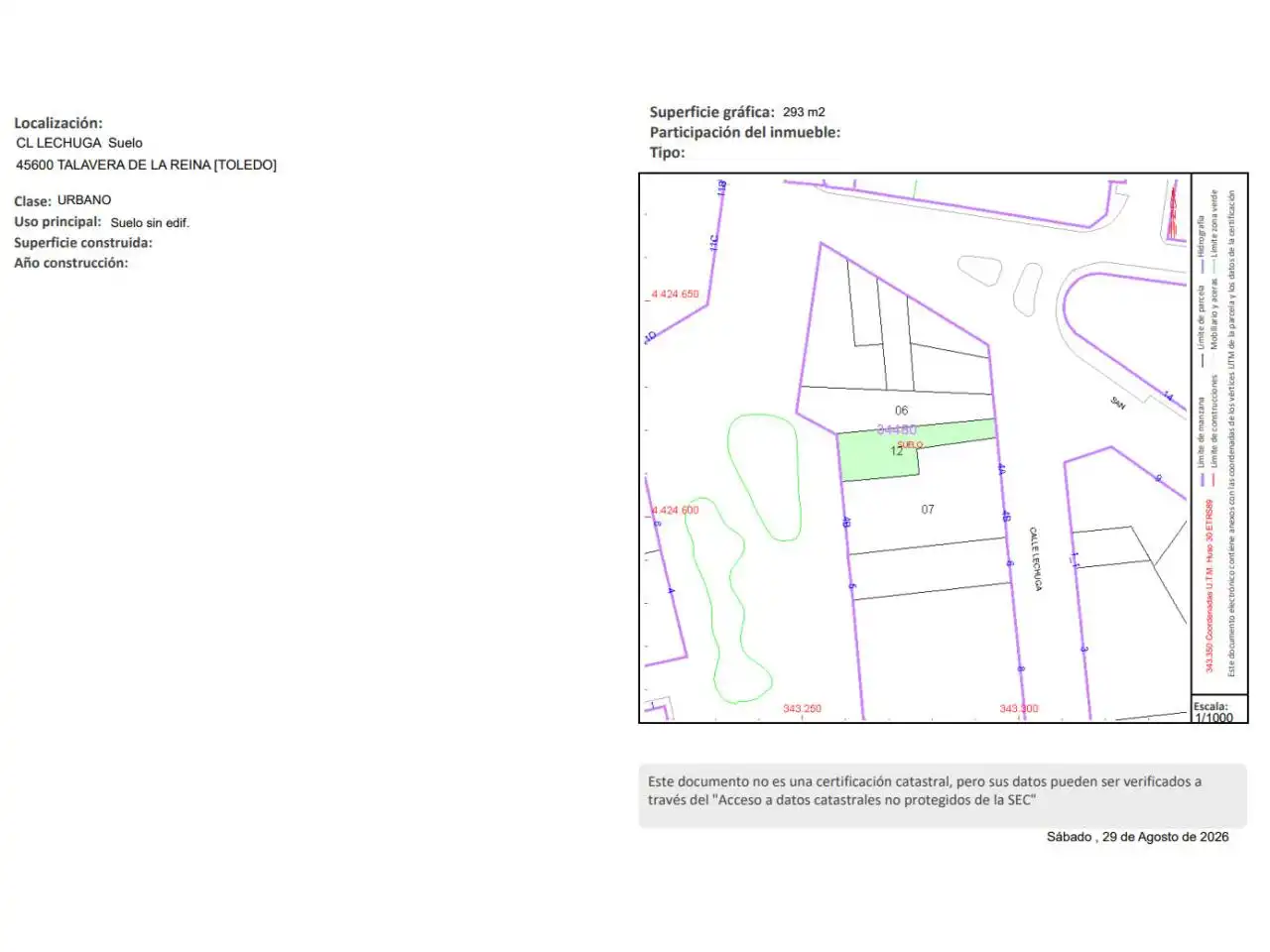 Terreny residencial en venda a Calle Lechuga, imagen 6