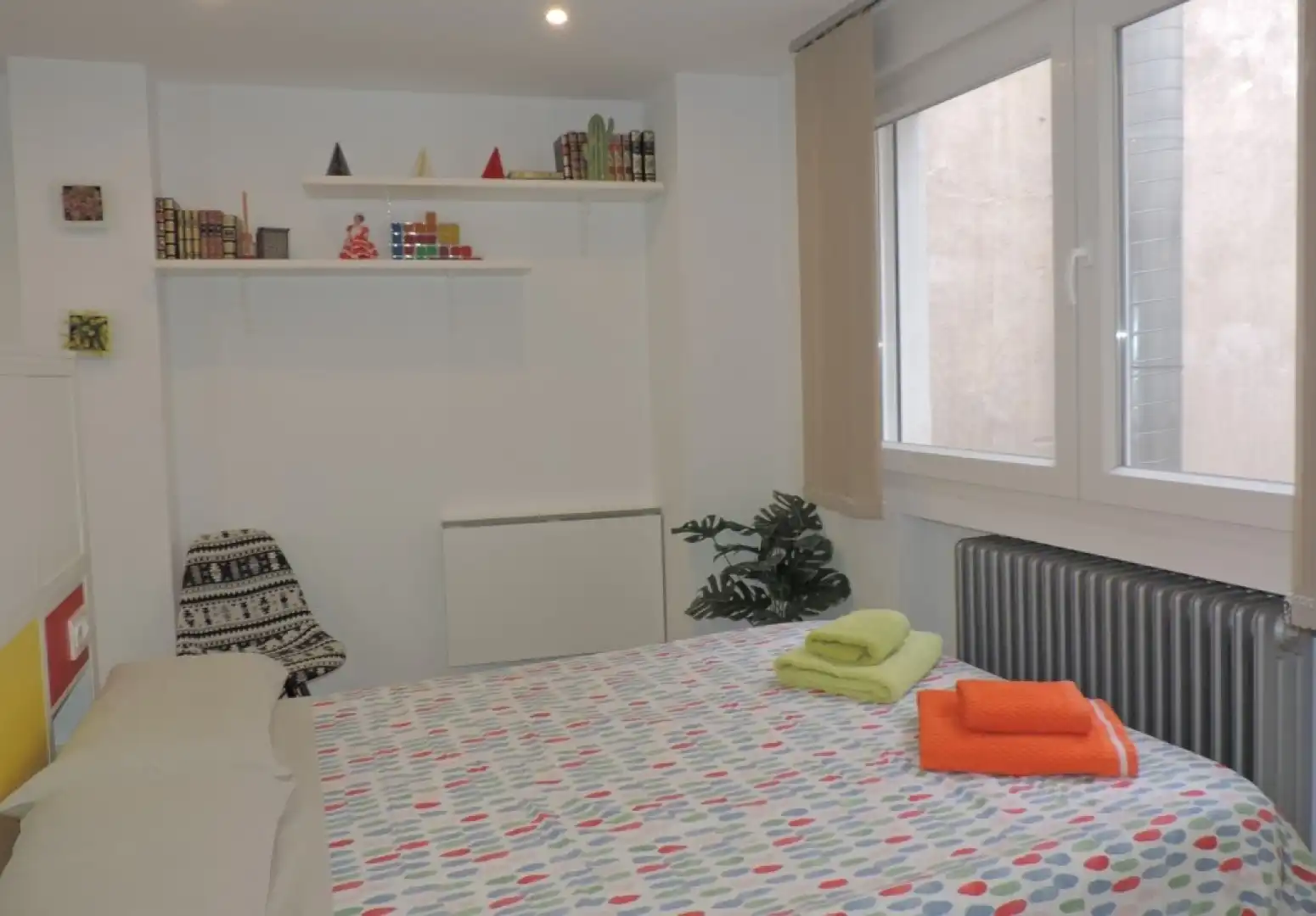 Schlafzimmer von Wohnung zur Miete in Salamanca mit Heizung und Möbliert