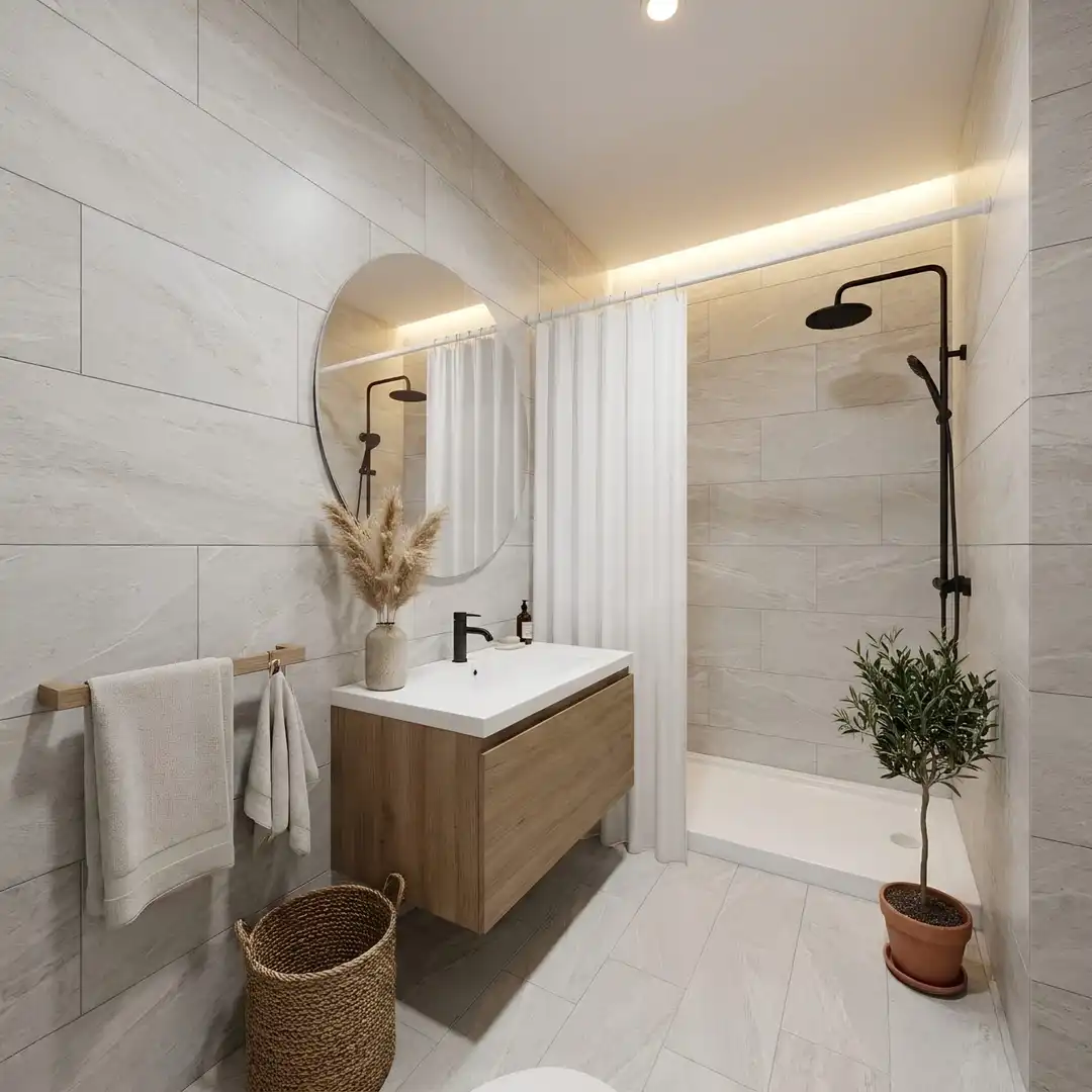 Baño de Casa o chalet en venta en Vilanova i la Geltrú con Aire acondicionado, Calefacción y Terraza