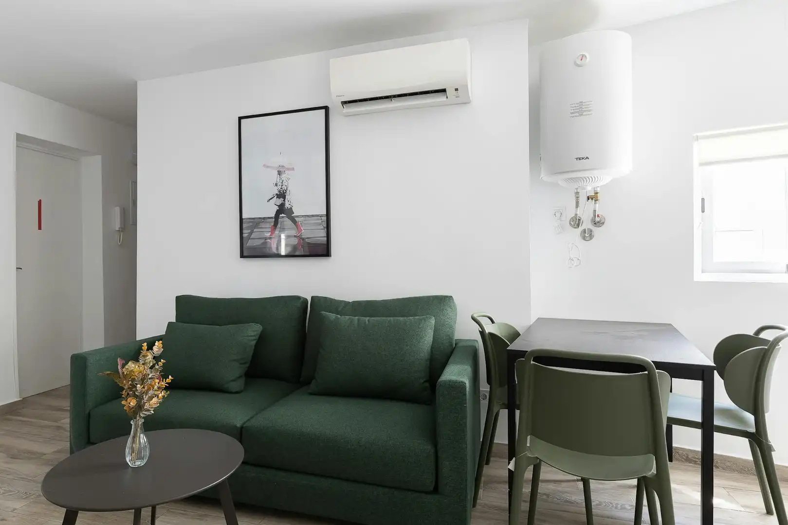 Wohnzimmer von Wohnung zur Miete in Getafe mit Klimaanlage, Heizung und Möbliert