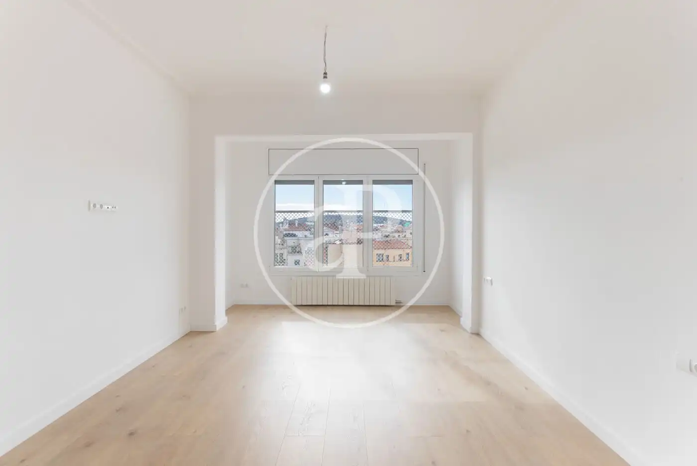 Sala de estar de Piso de alquiler en Barcelona con Aire acondicionado, Calefacción y Terraza