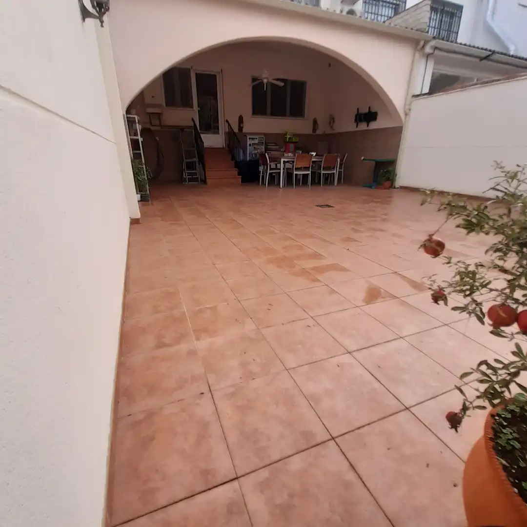 Terraza de Casa adosada en venta en Ciudad Real con Aire acondicionado, Calefacción y Jardín privado