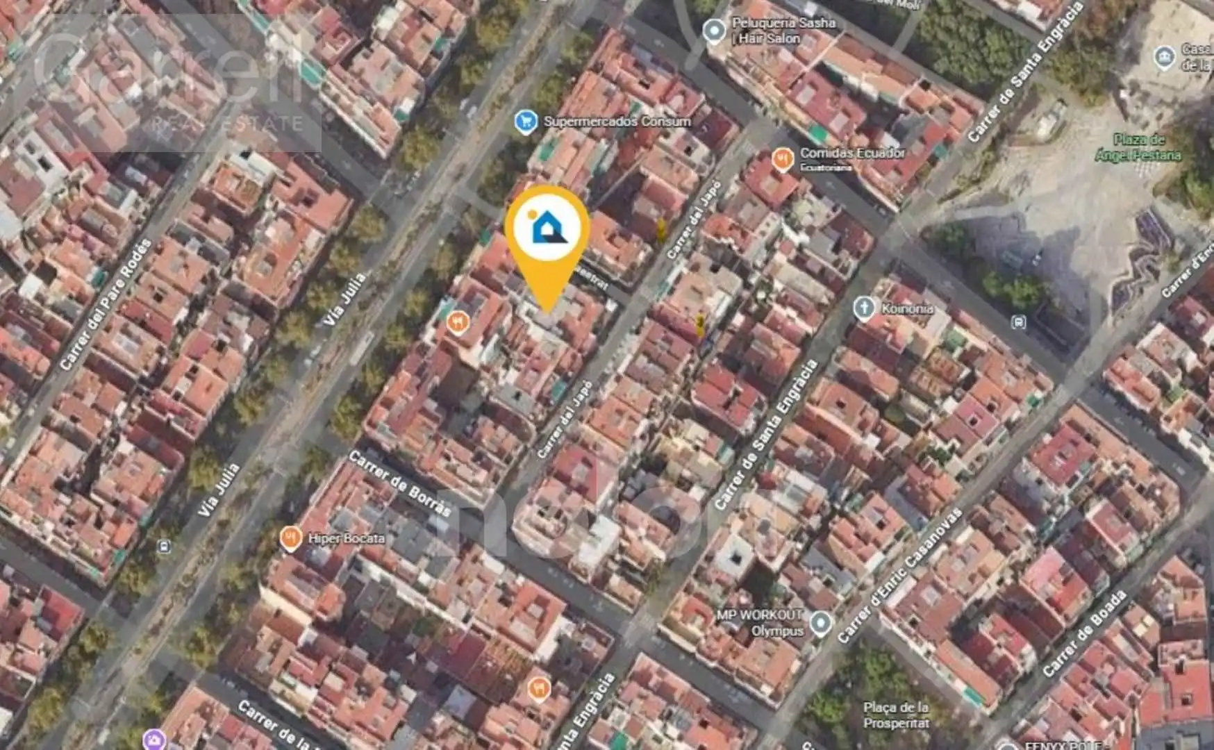 Vista exterior de Piso en venta en Barcelona con Terraza