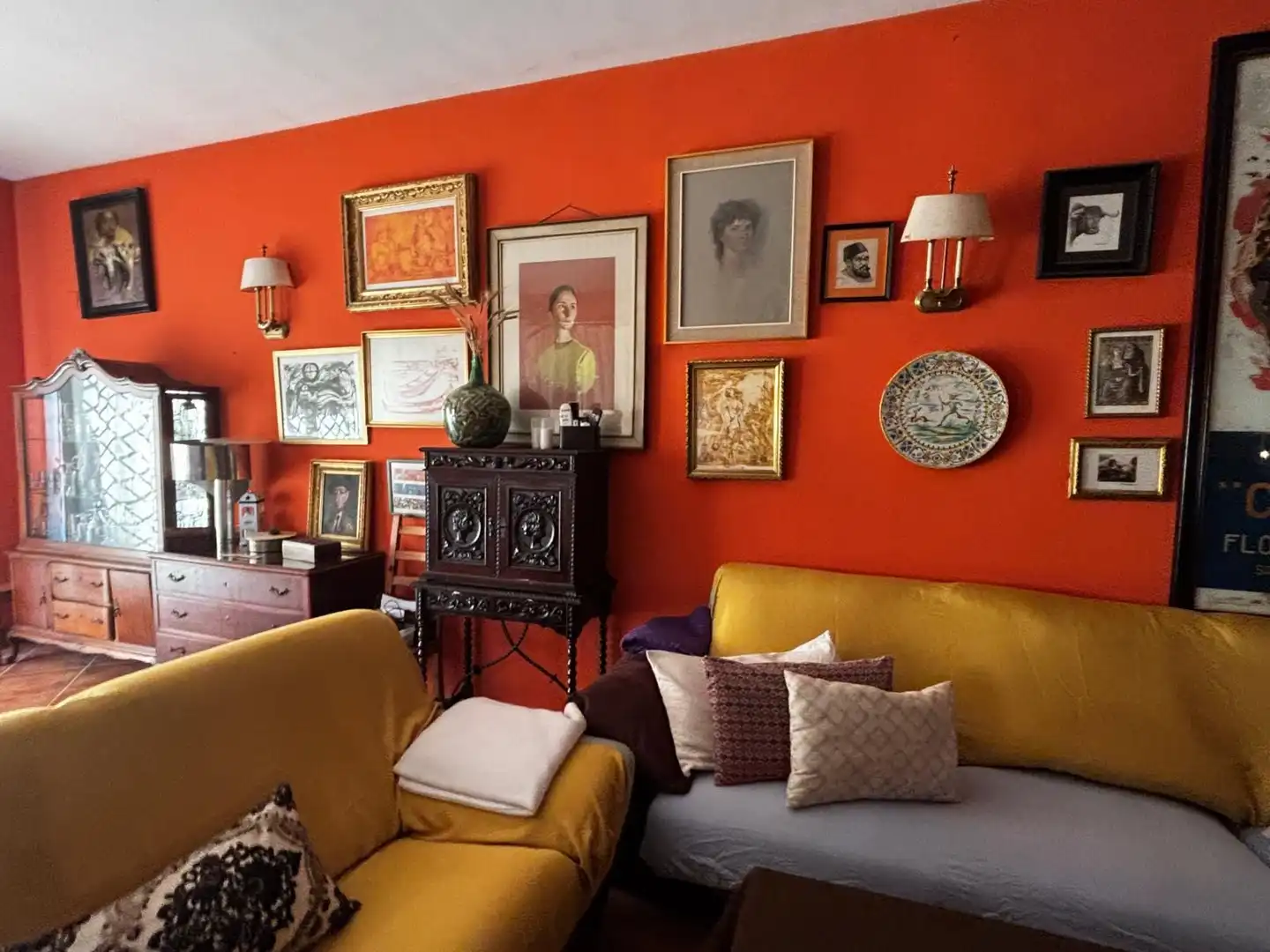 Sala de estar de Casa o chalet en venta en Dos Hermanas con Aire acondicionado, Calefacción y Jardín privado