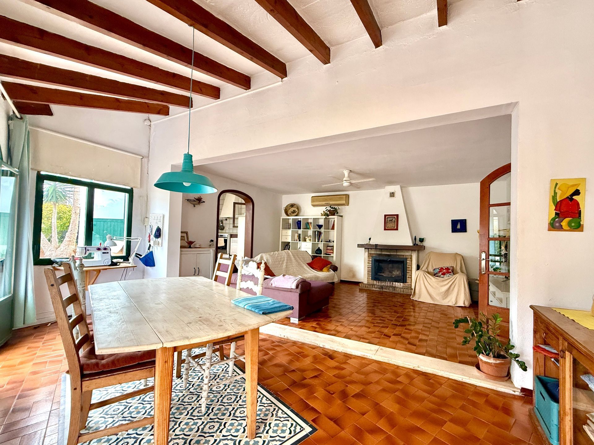 Sala de estar de Finca rústica en venta en Ciutadella de Menorca con Terraza