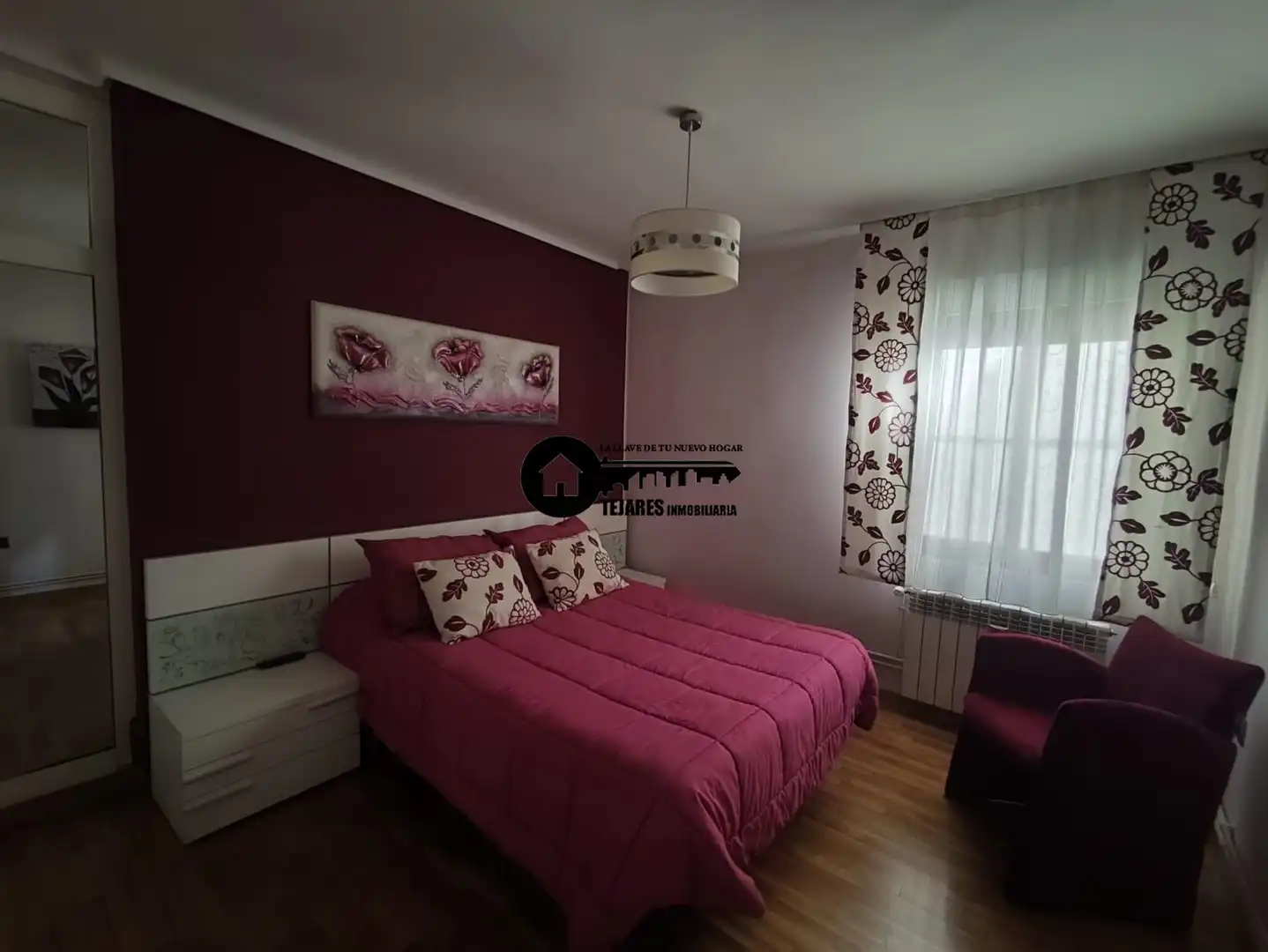 Bedroom of Apartments for sale in Albacete  with Heating, Parquet flooring and Furnished