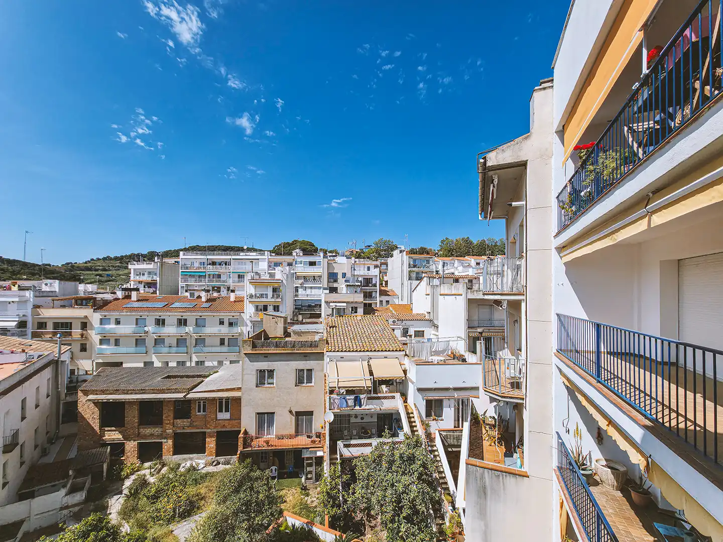 Terrasse von Wohnung zum Verkauf in Sant Pol de Mar mit Klimaanlage, Heizung und Parkett