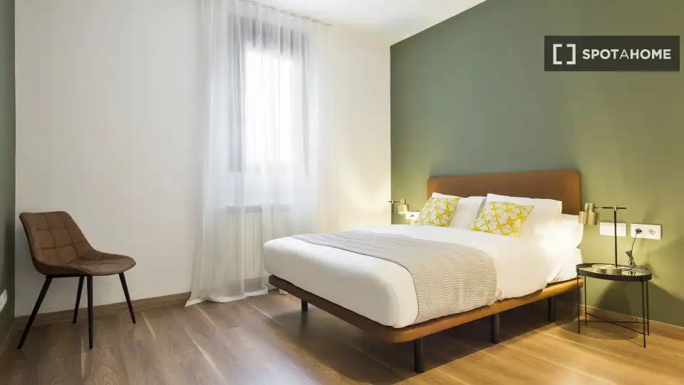 Bedroom of Apartments for share in Barcelona  with Air Conditioner, Heating and Terrace