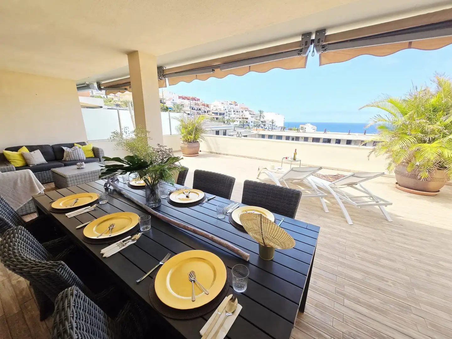 Terrassa de Àtic en venda en Santiago del Teide amb Aire condicionat, Jardí privat i Traster