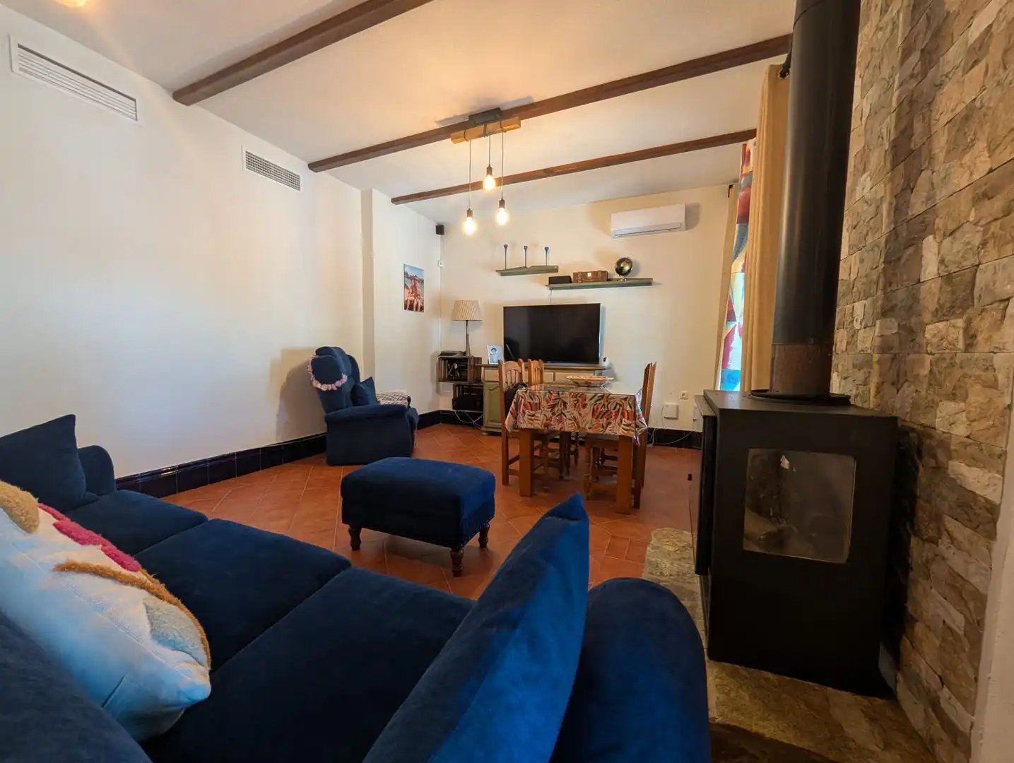 Living room of Houses for sale in Aljaraque  with Air Conditioner and Swimming Pool