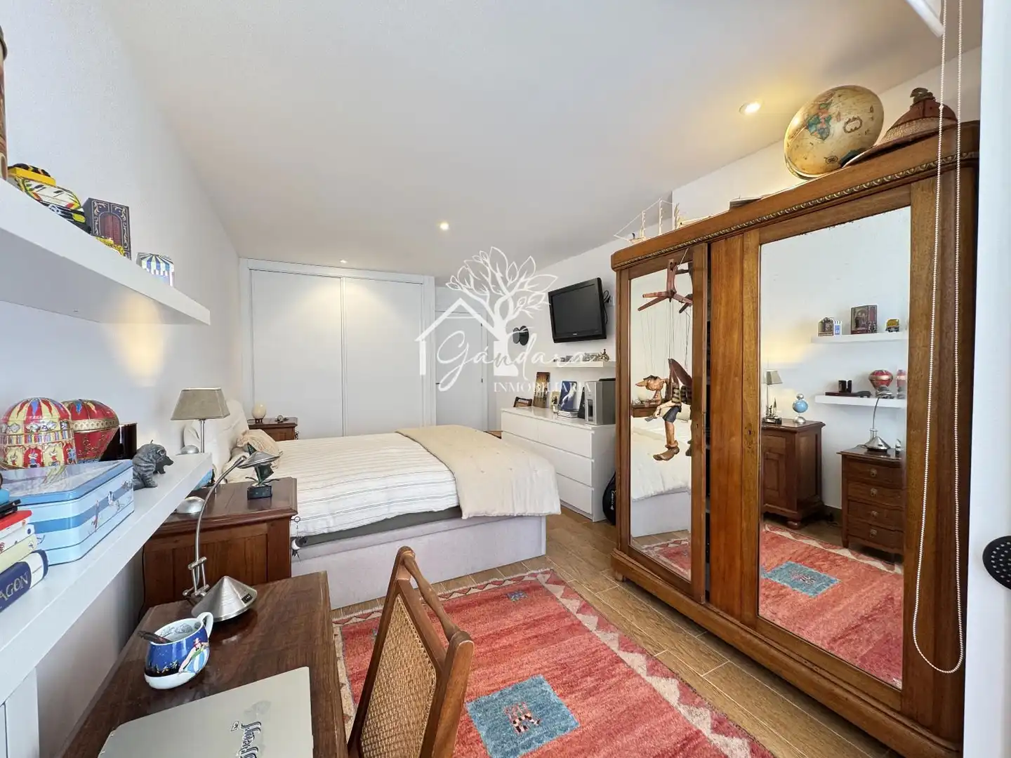 Schlafzimmer von Wohnung zum Verkauf in Ares mit Heizung, Terrasse und Ofen