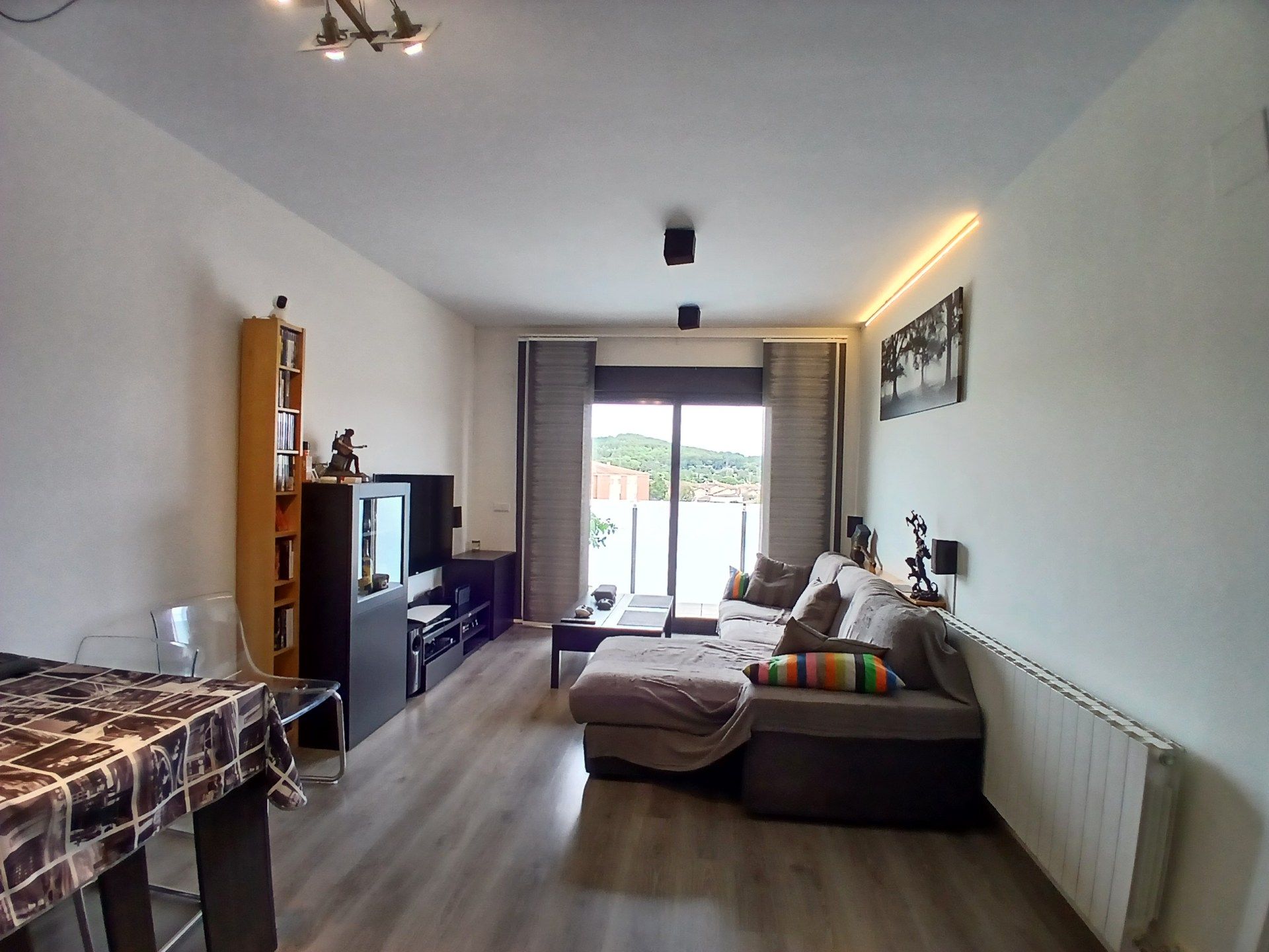 Living room of Duplex for sale in Girona Capital  with Air Conditioner, Heating and Storage room