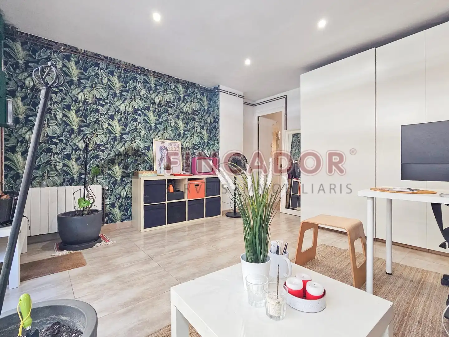 Living room of Duplexes for sale in Barcelona  with Heating and Furnished