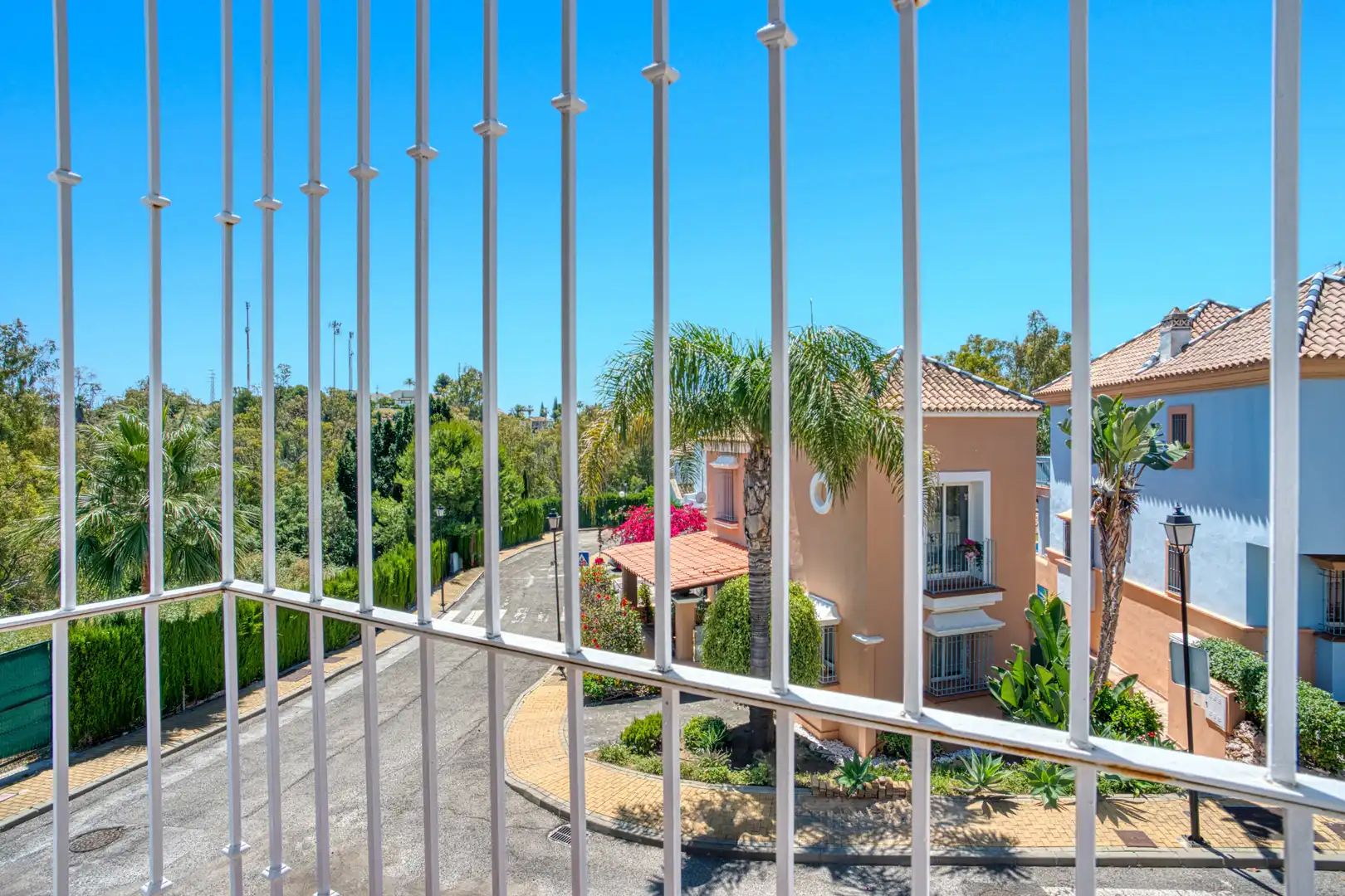 Exterior view of Detached homes for sale in Marbella  with Air Conditioner, Terrace and Swimming Pool