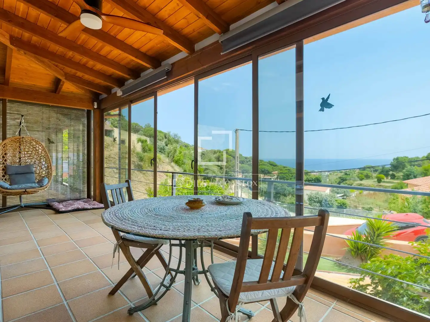 Terraza de Casa o chalet en venta en Teià con Aire acondicionado, Calefacción y Jardín privado