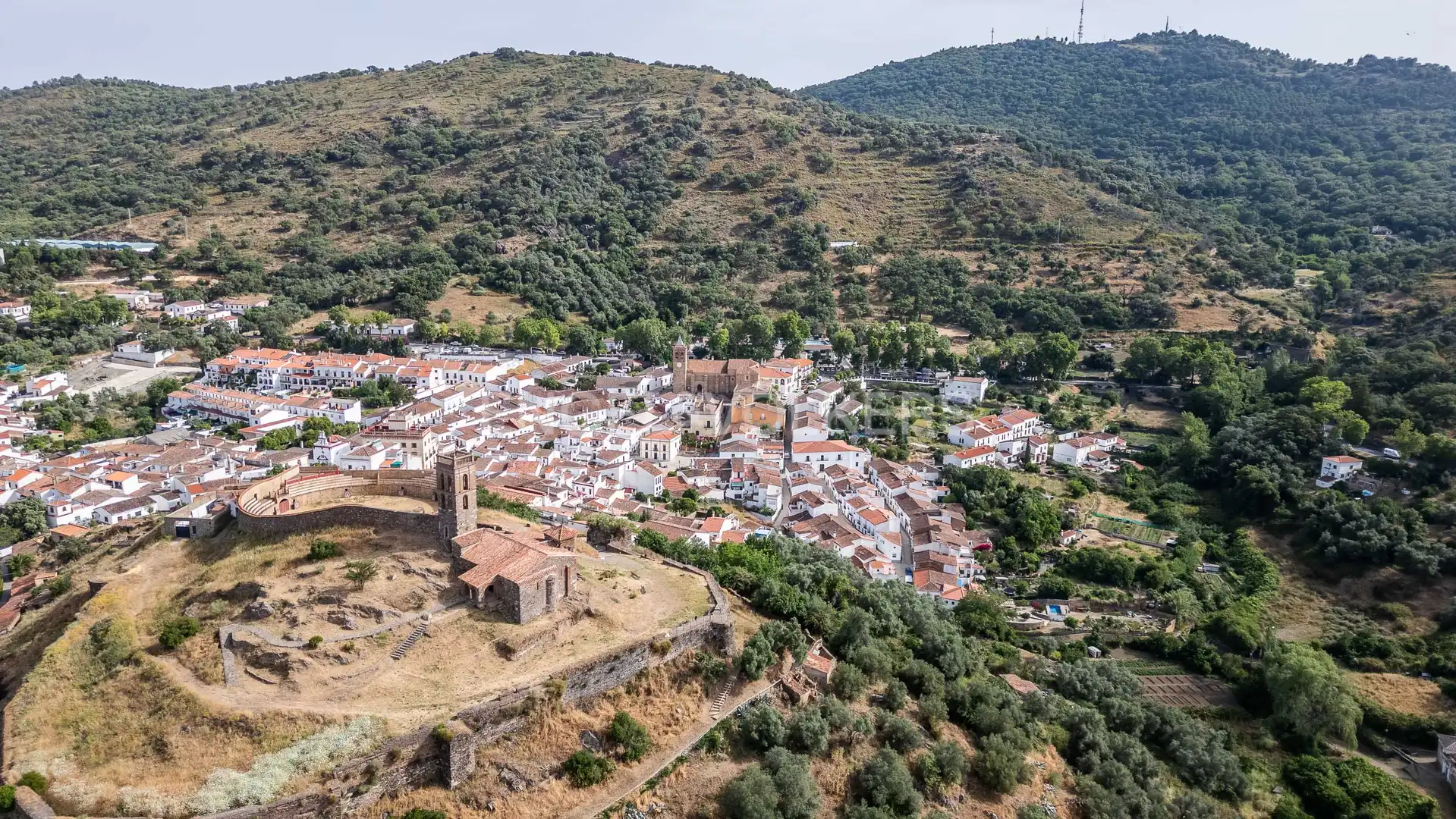 Vista exterior de Finca rústica en venta en Almonaster la Real con Calefacción