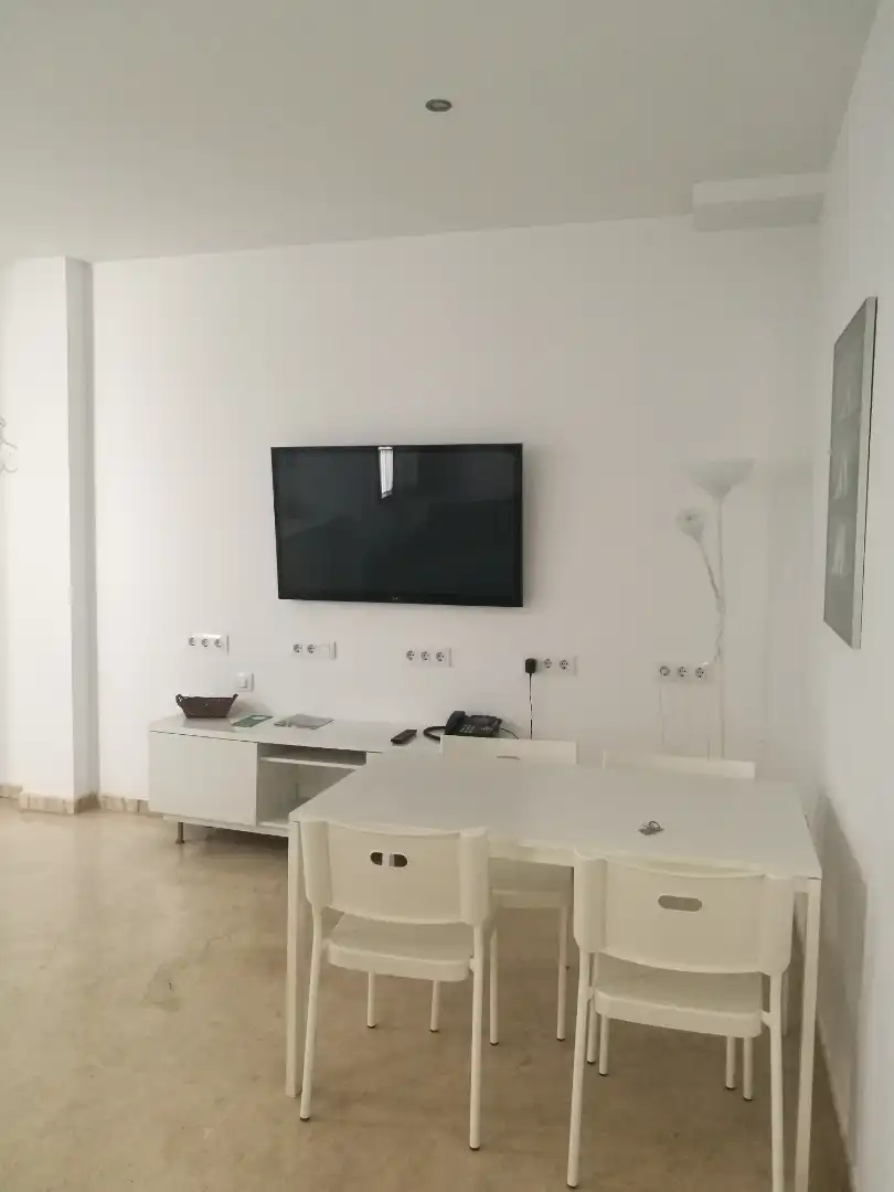 Sala d'estar de Apartament de lloguer en Sevilla amb Aire condicionat, Moblat i Rentadora